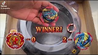 Ultimate Valkyrie VS Prominence Phoenix beyblade beybladeburst fypシ [upl. by Ennovihc]