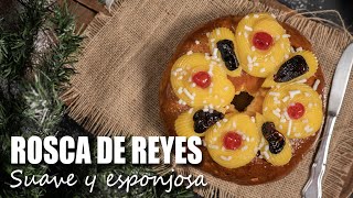 Cómo hacer ROSCA DE REYES  Roscón de reyes  Receta Navideña 🎁🎄 [upl. by Bugbee]