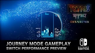 Tetris Effect Connected Journey Mode Gameplay Performance Preview  Nintendo Switch [upl. by Magner]