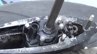 Mercury Outboard Inline Waterpump Replacement Part 1 [upl. by Namya]