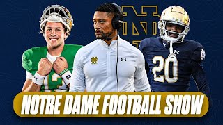 Notre Dame football show Reacting to Fighting Irish news  EA College Football 25 rankings [upl. by Anwahsit]