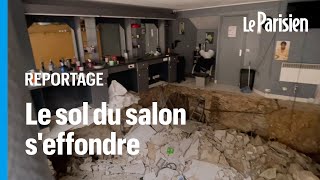 Salon de coiffure effondré à Argenteuil  «On est tous tombés dans la cave» [upl. by Anizor]