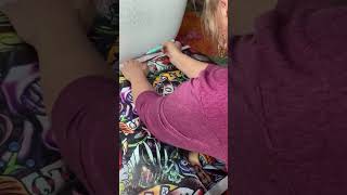 How to decoupage on a fabric chair [upl. by Janaye255]