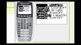 Graphing Polar Equations on the TI84 Graphing Calculator [upl. by Gusty]