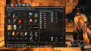 DARK SOULS 2 SETS DE LLEWELYNCABALLERO DE HEIDECATARINAY AUROUS [upl. by Kralc922]