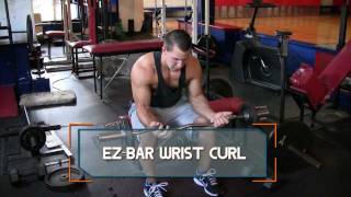 EZ Bar wrist curl [upl. by Salbu]