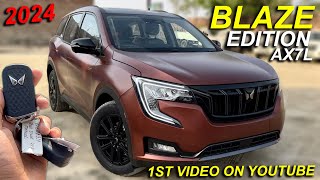 NEW XUV700 BLAZE EDITION IS FINALLY HERE  1ST ON YOUTUBE  2024 XUV700 AX7L BLAZE  NEW 2024 XUV700 [upl. by Atinram]