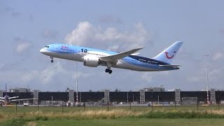 Arke ► Boeing 7878 Dreamliner ► Takeoff ✈ Amsterdam Airport Schiphol [upl. by Notlad899]