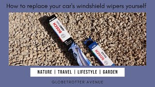 How to replace windshield wipers yourself NL Hoe zelf ruitenwissers vervangen [upl. by Etnomaj]