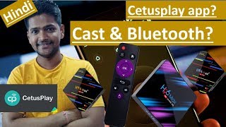 How to use CetusPlay in H96 Max android box  Cast and Bluetooth Feature [upl. by Tabbi]