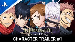 Jujutsu Kaisen Cursed Clash  Character Trailer 1  PS5 amp PS4 Games [upl. by Damalus919]