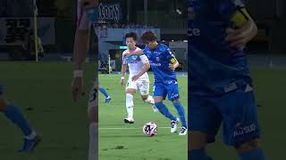 Football IQ at its finest 🧠 Ryota Oshima delivers a brilliant quick through ball for the goal [upl. by Hanaj787]