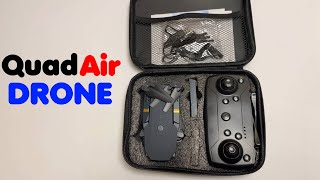 QuadAir Drone Setup Flight and Review [upl. by Noemis77]