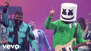 Marshmello Khalid  Numb 2022 MTV VMAs [upl. by Andersen]