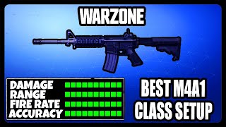 NEW OVERPOWERED M4A1 CLASS SETUP IN WARZONE BEST M4A1 CLASS SETUP [upl. by Yboj975]