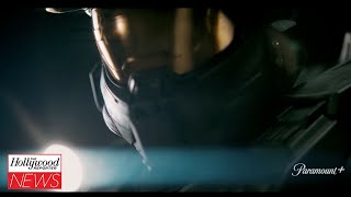 First Trailer For LongAwaited ‘Halo’ Paramount Series Has Been Released  THR News [upl. by Llevad]