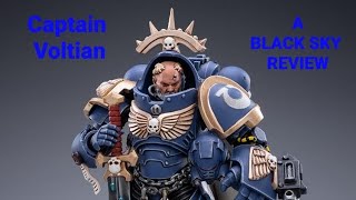 Joytoy Warhammer 40k Primaris Captain Voltian In Gravis Armour 118 Scale Action Figure Review [upl. by Alahs825]