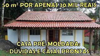 Construa uma casa de 50 m2 por 30 mil reais dúvidas e casas prontas [upl. by Heilner671]