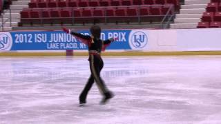 16 Adian PITKEEV RUS  ISU JGP Lake Placid Junior Men Free Skating [upl. by Eskill465]