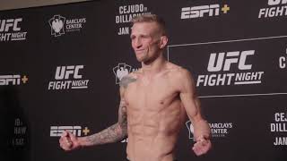 TJ Dillashaw makes flyweight with ease  UFC on ESPN1 [upl. by Russel616]