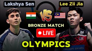 Lakshya SenIND vs Lee Zii JiaMAL  Olympics 2024  Badminton [upl. by Nolyarg425]