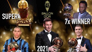 All Ballon dOr Winners  Special Awards  19562021 [upl. by Thormora792]