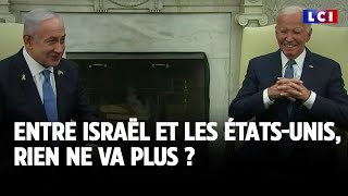 Entre Israël et les États Unis rien ne va plus [upl. by Drahsir]