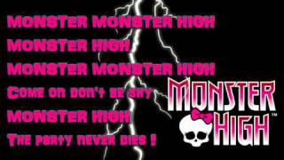 Monster HighFright Songlyrics [upl. by Ecyak]