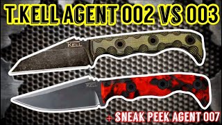 TKell Knives Agent 002 amp 003 The Ultimate SelfDefense EDC  Exclusive Sneak Peek of Agent 007 [upl. by Aicena]