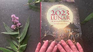 2023 Lunar and Seasonal diary by Stacey DeMarco flip through flipthrough [upl. by Varuag242]