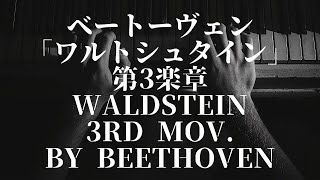 Piano sonata No21 Waldstein 3rd mov by Beethoven ベートーヴェン「ワルトシュタイン」第３楽章 [upl. by Noguchi]