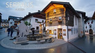 SERFAUS AUSTRIA 🇦🇹  The Most Beautiful Evening Walk in Tyrol 8K [upl. by Danzig]