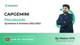 Capgemini Pseudocode Questions and Answers  20222023 [upl. by Vial]