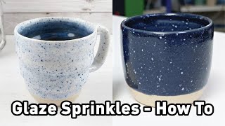 Making Glaze Sprinkles  Speckles [upl. by Drawdesemaj]