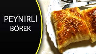 PEYNİRLİ BÖREK  Hazır yufkadan fırında peynirli börek tarifi [upl. by Schott]