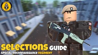 SRR Tryout Guide indepth  ReaperAarons British Army ROBLOX [upl. by Elay921]