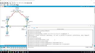 Configuring HSRP and RIPv2 Packet Tracer v72 [upl. by Inahet951]