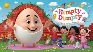 Humpty Dumpty  CherryCado Nursery Rhymes amp Kids Songs [upl. by Naitirb]