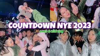 wtf happened at COUNTDOWN NYE 2023 🤯 ⛈️ a wet amp wild vlog [upl. by Anelrahs896]