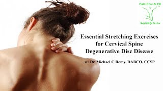 Essential Stretching Exercises for Cervical Spine Degenerative Disc Disease [upl. by Peyton]