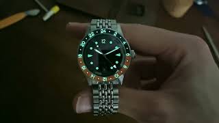 Baltic Aquascaphe GMT Lume [upl. by Odnalor897]