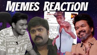 Tamizhaga Vetri Kazhagam  Memes Reaction🤣🤣  Thalapathy Vijay Political Entry  Tamil TVK [upl. by Acila]