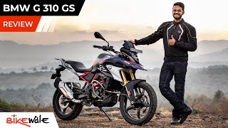 BMW G310GS BS6 Review  Is It Worthy Rival To KTM 390 Adventure  BikeWale [upl. by Yesnik]