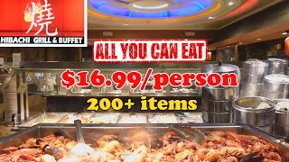 1699person for AllYouCanEat Seafood Dim Sum Sushi Steak amp More  Hibachi Grill amp Buffet [upl. by Margreta565]