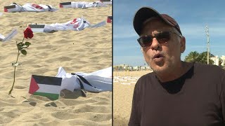 Rio de Paz protesta contra a morte de crianças palestinas em Gaza  AFP [upl. by Gershon]