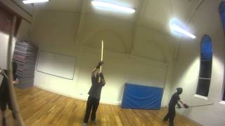 Quarterstaff Technique Training First Person 1080p [upl. by Conroy293]