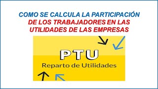 CÓMO SE CALCULA LA PTU 2024  NUEVA REFORMA [upl. by Erastes]