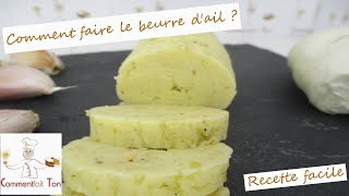 Comment faire le beurre dail Technique de cuisine [upl. by Folly]