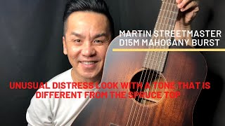 MARTIN STREETMASTER D15M Mahogany Burst GUITAR REVIEW IN SINGAPORE [upl. by Annhoj751]