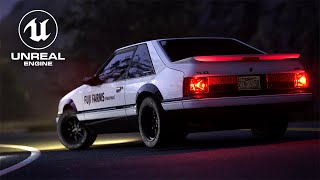 Initial D but its in America  Unreal Engine 53 [upl. by Nhguaved]